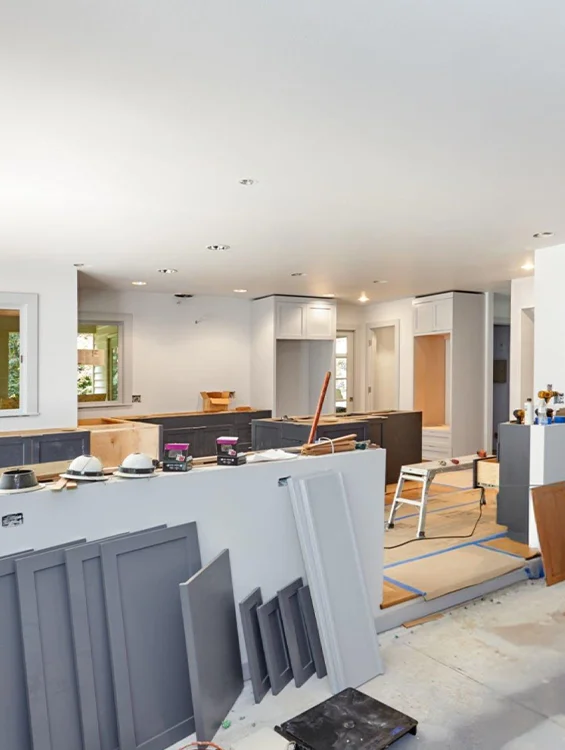 Newly remodeled home interior showcasing handyman renovation services.